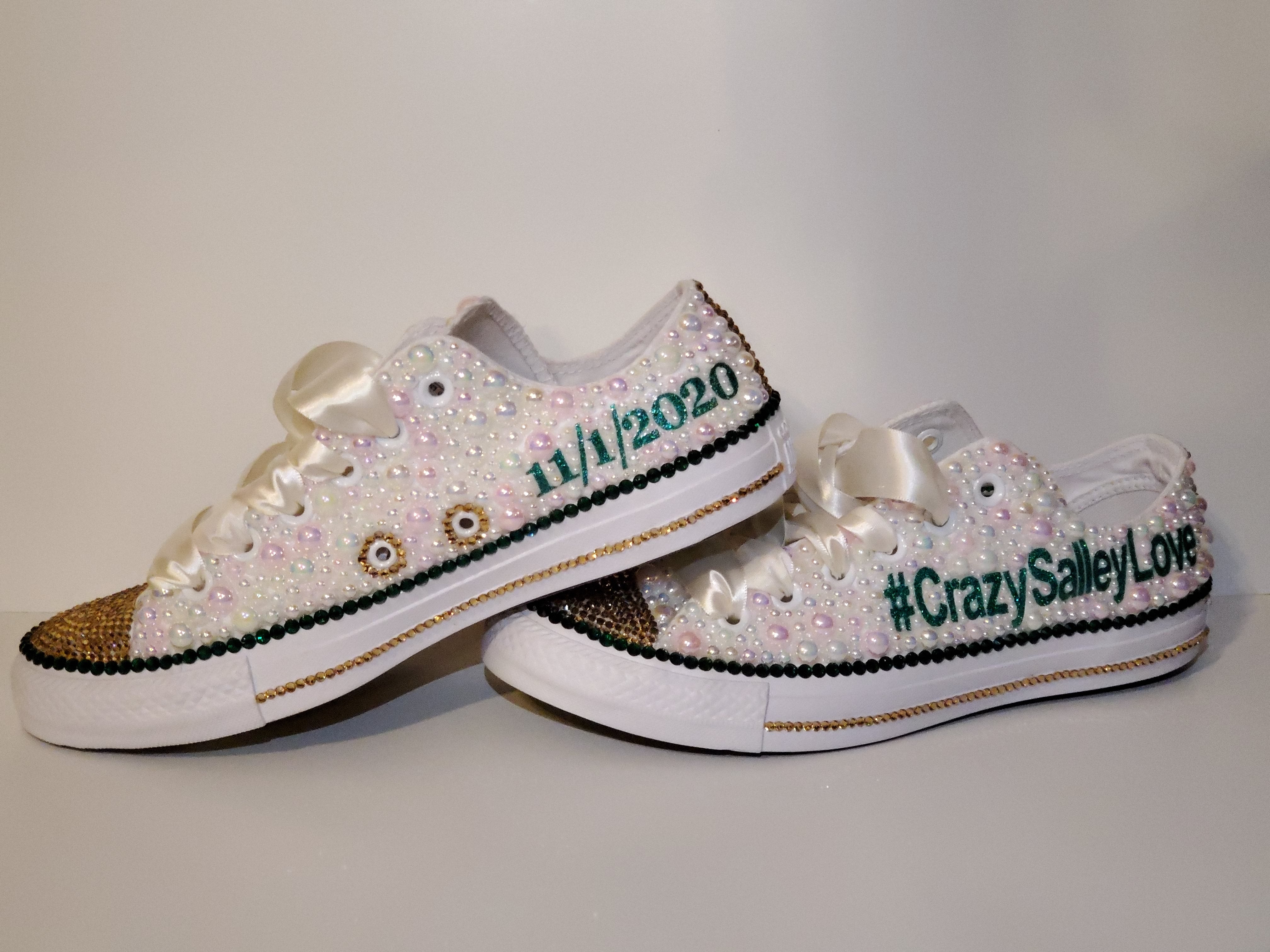 Buy Converse Pearl Embellished Low Chucks 3Y